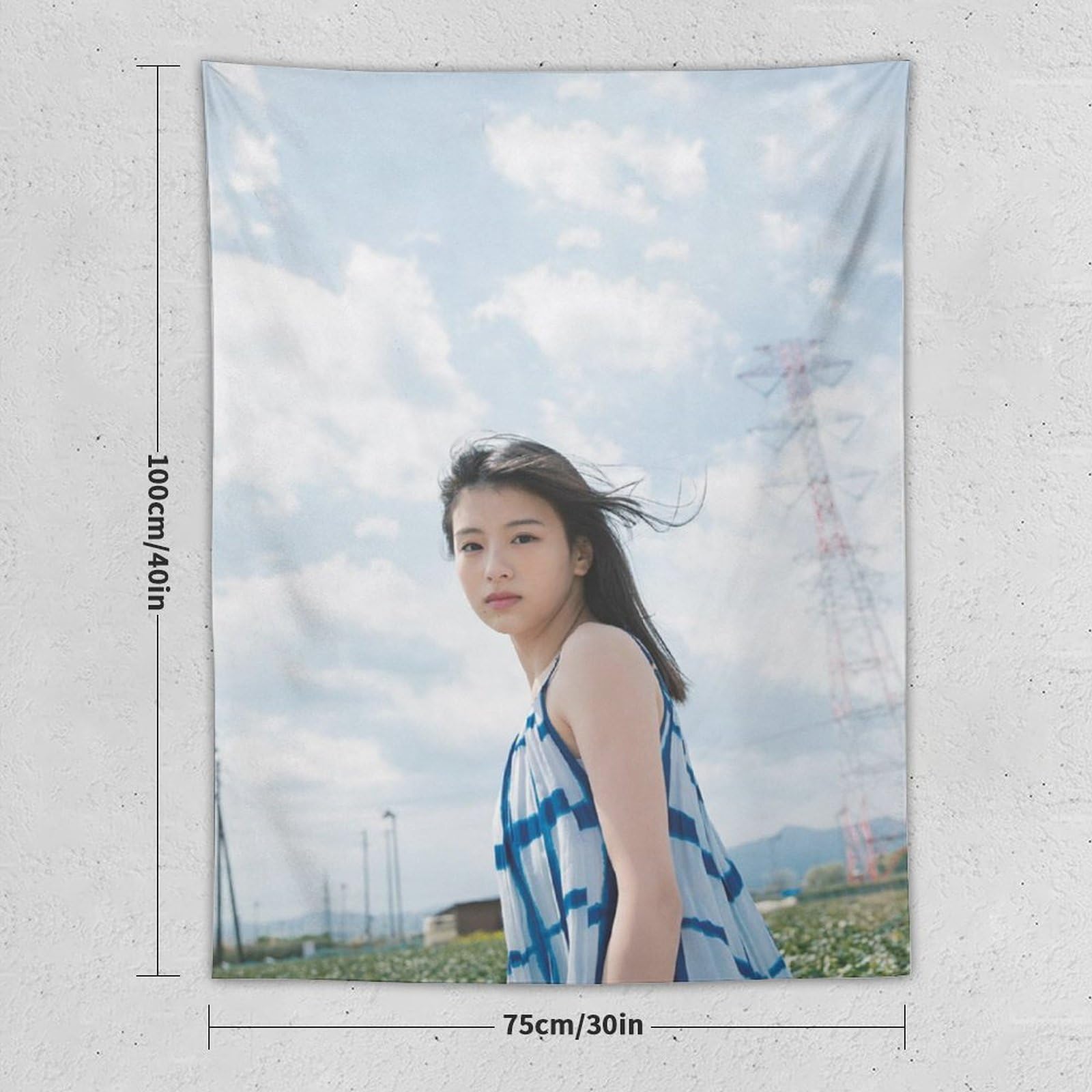 Amazon.co.jp: 出口夏希 水着 タペストリー タペストリー 印刷